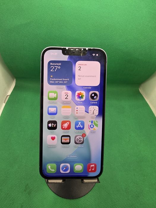 Iphone 14 128GB•Bateria 100%•Capac Fisurat •Amanet Lazar Crangasi •57711