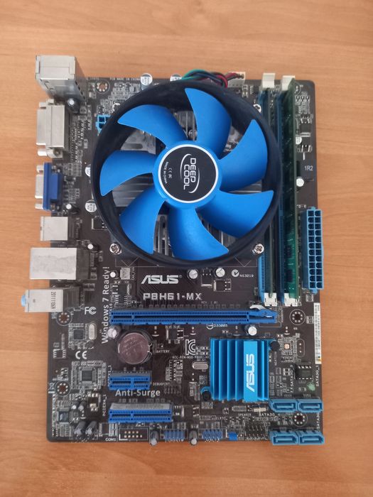 Комплект i3 2100 asus 4+4ram