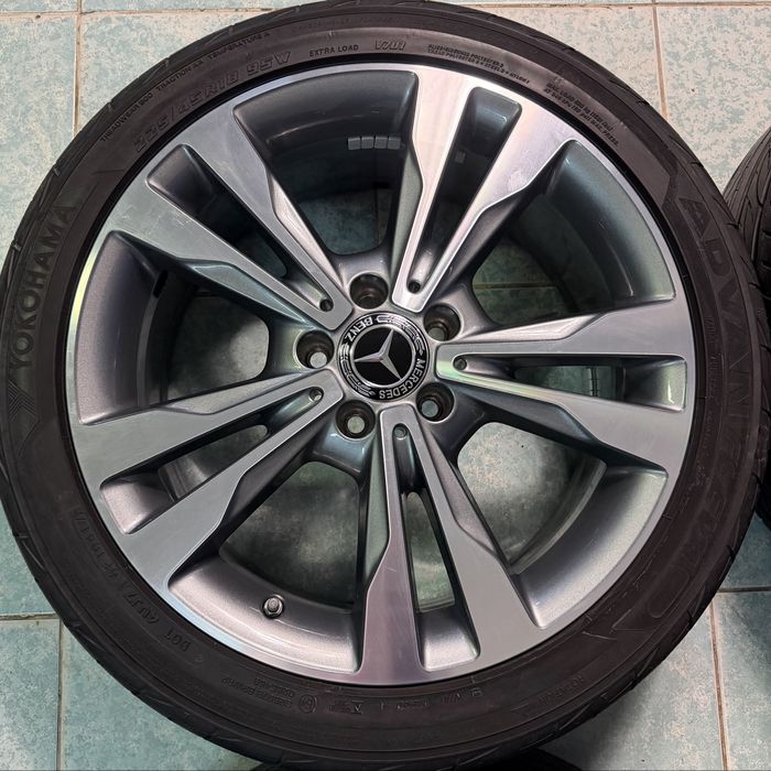 Jante aliaj R18 originale Mercedes C-Classe W205 A W177 CLA B W247 225/45/18 vara
