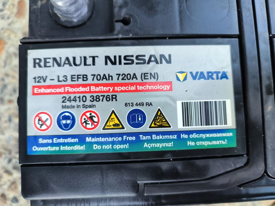 Акумулатор Renault/Nissan