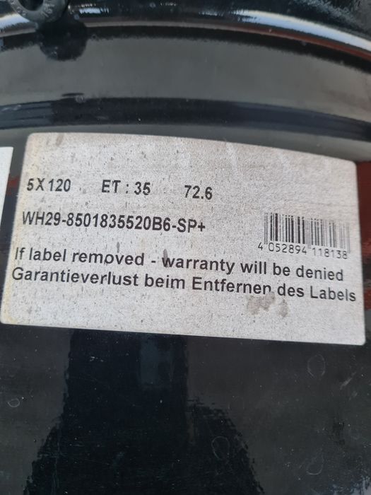 Джанти за BMW R18 5x120 ET35 8.5J