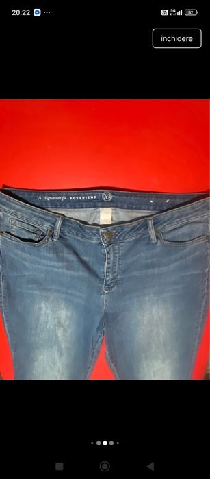 Blugi Boyfriend elastici