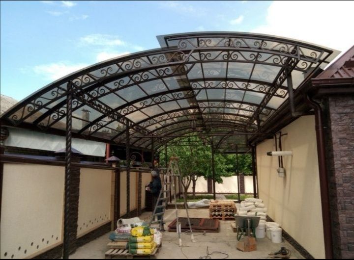 Навес арка сварочный работ