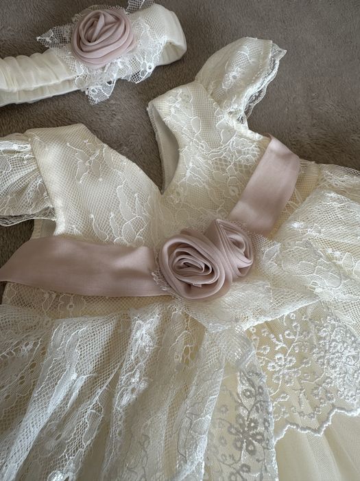 Andreeatex - rochie de ocazie bebe 9-12 luni