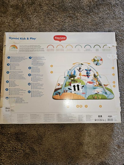 Активна гимнастика Gymini kick & play farm Tiny Love