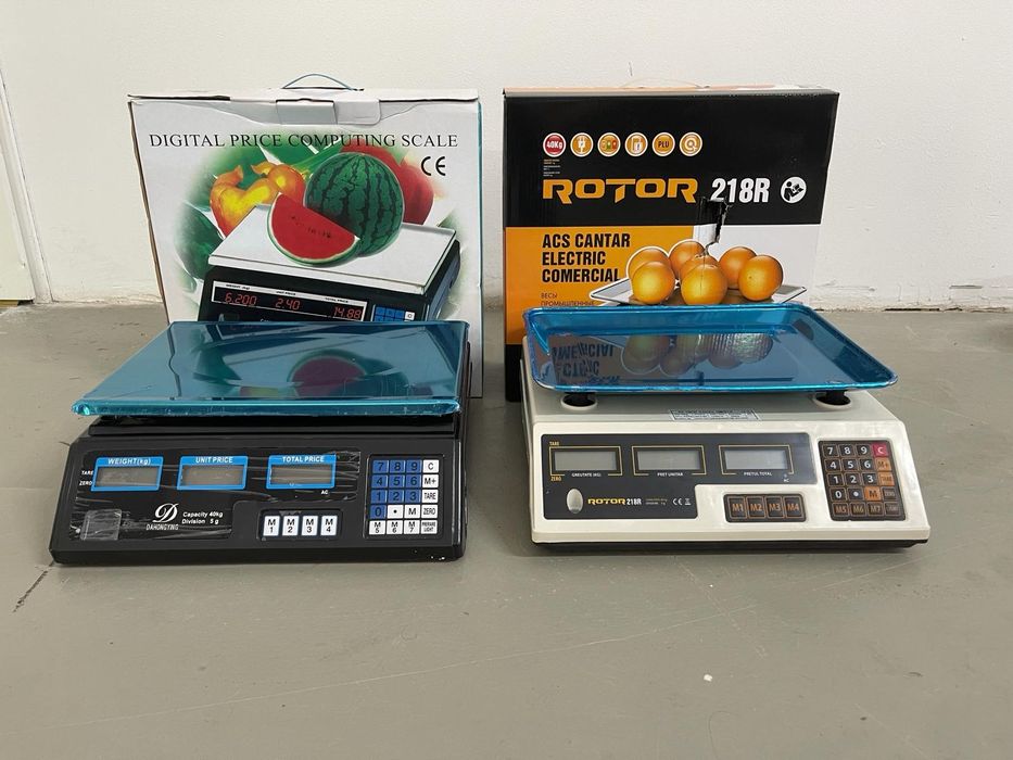 Cantar electronic cu ecran LCD max 40kg cu baterie