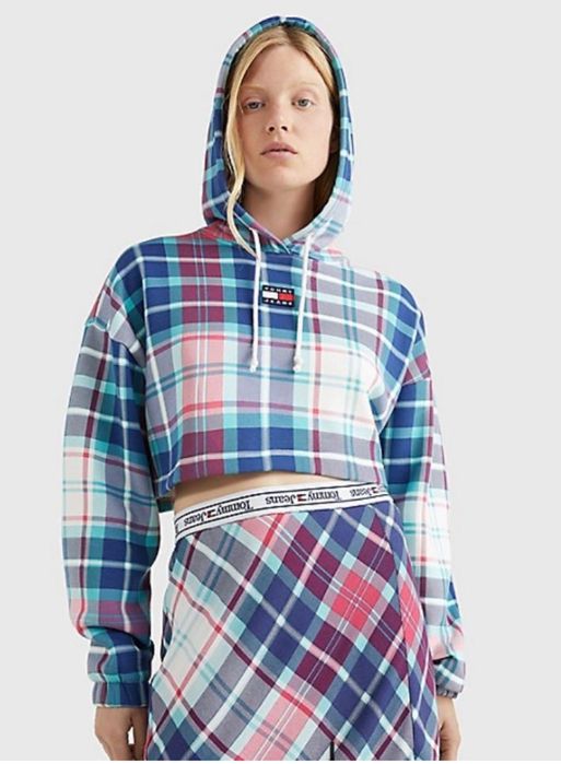 Худи кроп топ Tommy Hilfiger