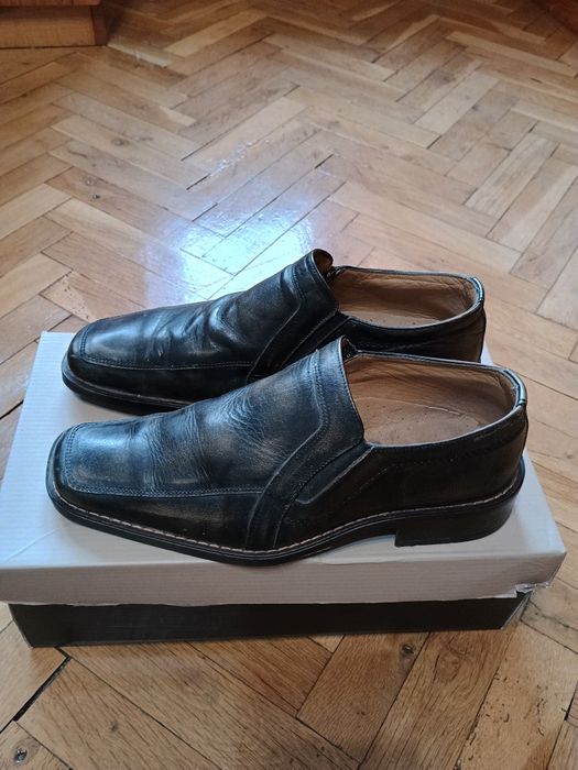 Мъжки официални обувки от естествена кожа