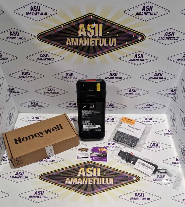 Asii Amanetului - Terminal / Scaner Mobil Industrial Honeywell CT70-X1 NOU - de ultima generatie, 5G, Wi-Fi 7, 8GB RAM / 128GB, NFC, GPS, eSIM