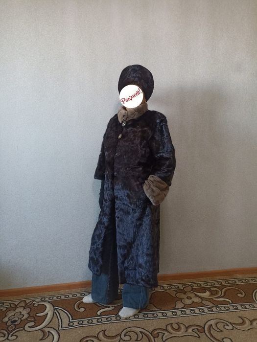 Шуба и 2 шапки норковые