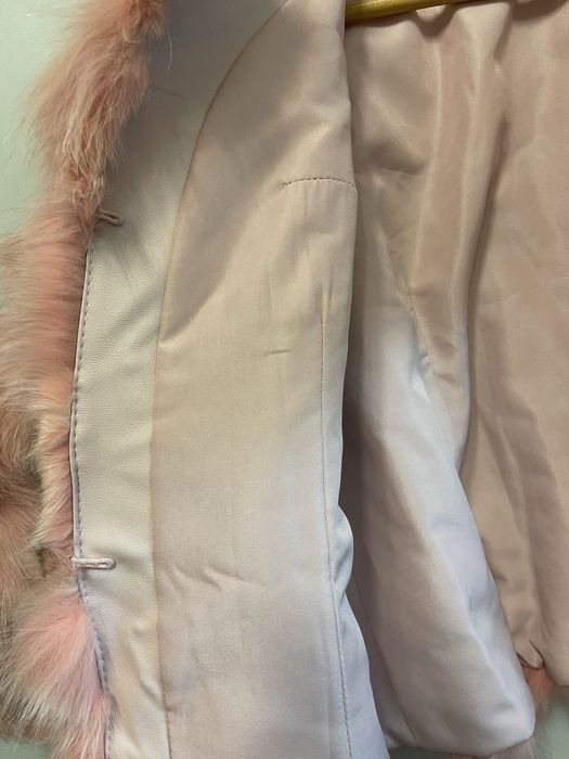 Haină de blană naturală de iepure