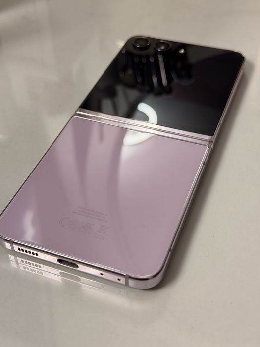 Telefon SAMSUNG Galaxy Z Flip5 5G, 256GB, 8GB RAM, Dual SIM, Lavender