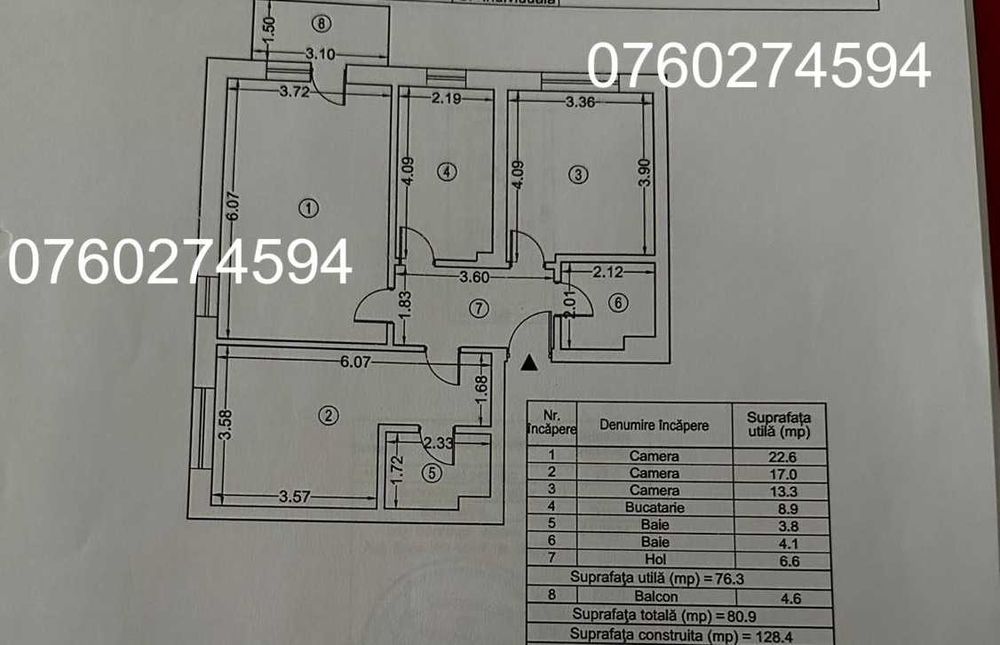Apartament 3 camere Plaza Residence Faza 5 Exigent