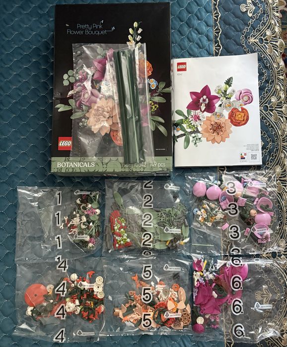 Lego конструктор букет цветов