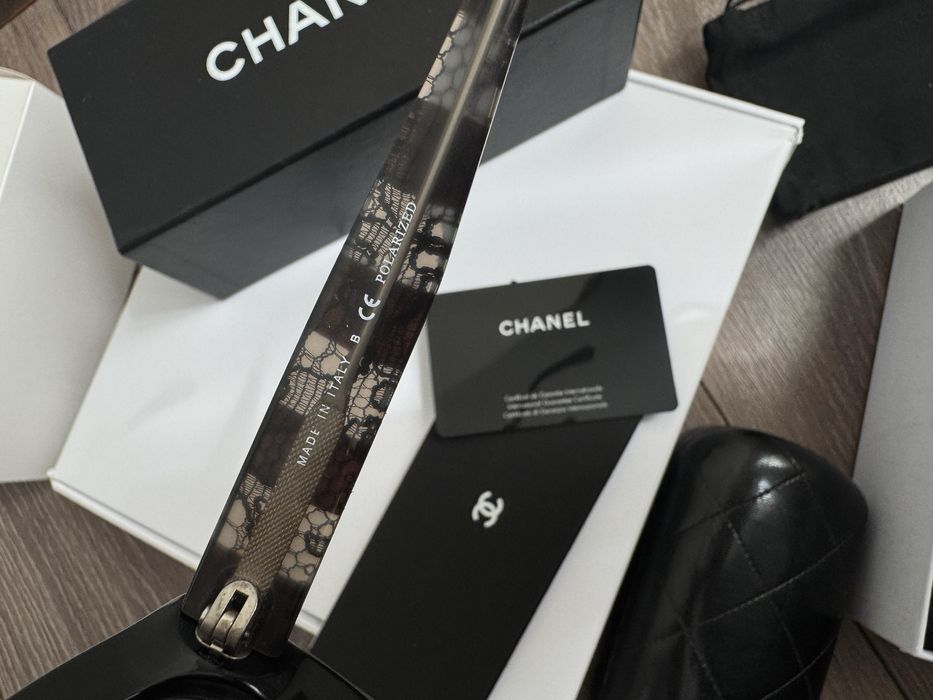 Слънчеви очила CHANEL Cateye butterfly LACE