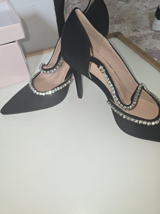 Pantofi stileto cu toc de 10 cm,8 cm