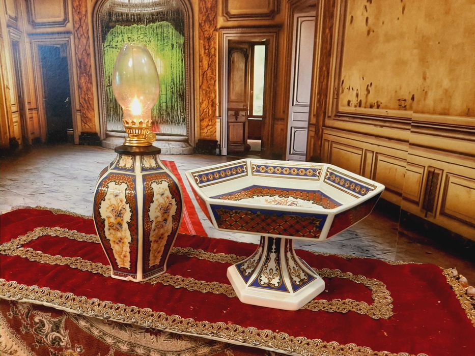 lampa cu petrol & centru de masa