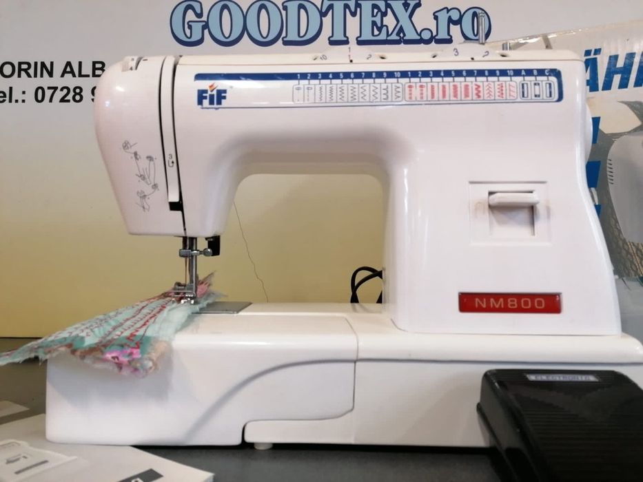 Masina de cusut FIF NM 800 impecabila cu piese metalice