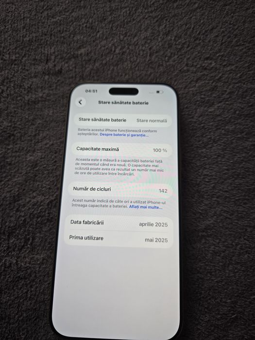 Vand/Schimn Iphone 16 pro max Impecabil