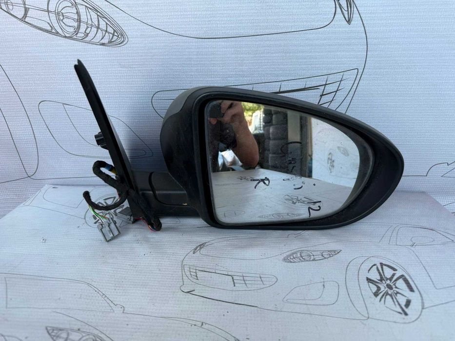 Oglindă Retrovizoare Dreaptă Electrică cu Rabatare 7 Pini Nissan Qashqai J10 96301BR24A / BR24A 2012 / [2006-2013] / (5B2)