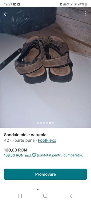 Sandale barbati piele naturala