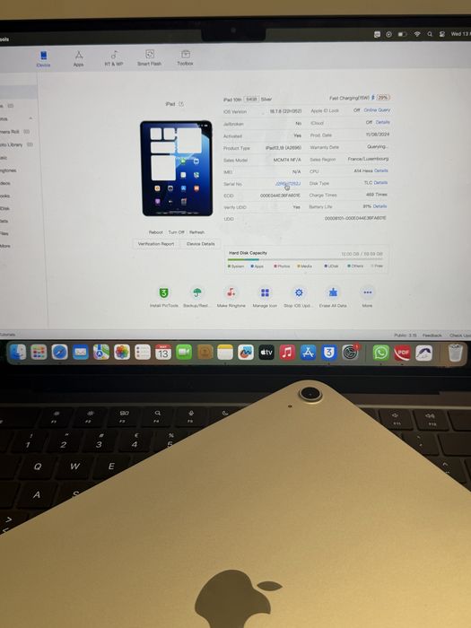 Ipad 10th 64 gb 91 %