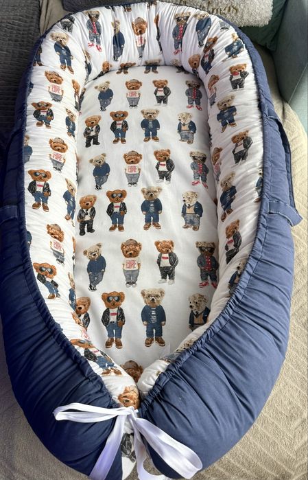 Двулицево бебешко гнездо Размер XL - 100x55см