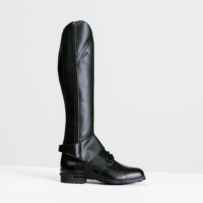 Jambiere 500 echitație Negru Adulţi - M - produs resigilat Decathlon