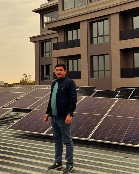 установка СЭС куеш панеллар