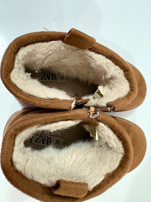 Zara Ботуши Апрески Зимни обувки