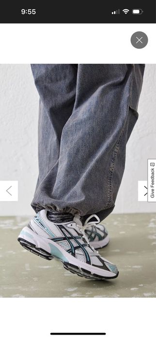 ASICS White & Pure Silver Gel 1130 Trainers