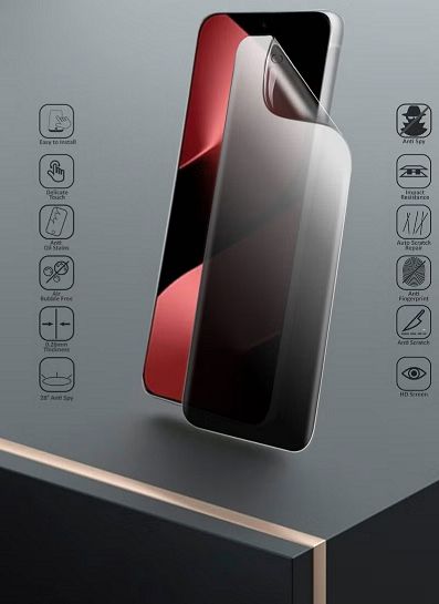 Матов privacy хидрогел протектор за дисплей за huawei pura 80 | pro |