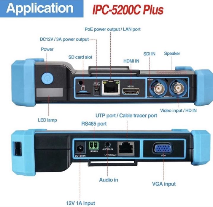 Тестер для видеонаблюдения CCTV IPC 5200