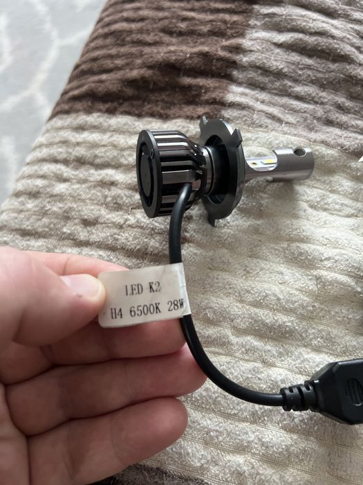 Автосвет лед H4 цвет былей