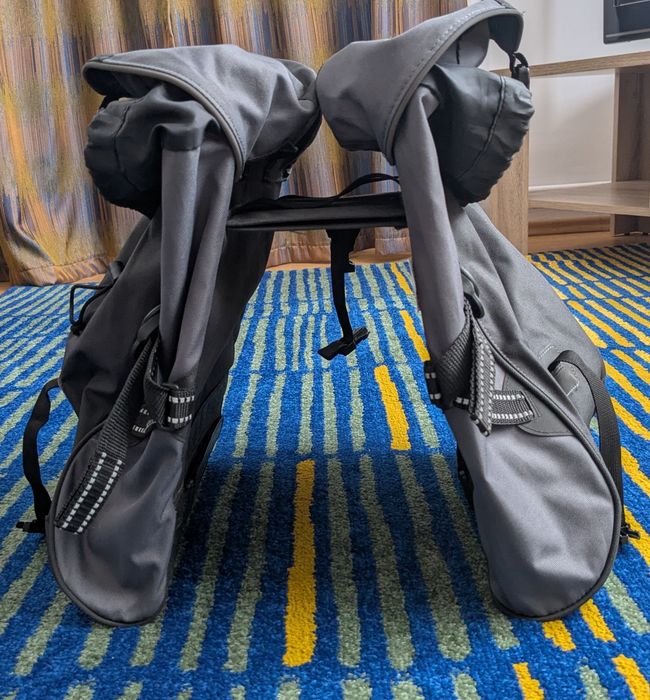 Geanta dubla pentru bicicleta - 2x15L