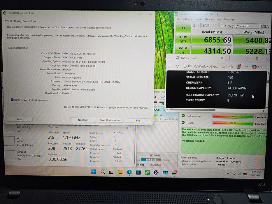 Lenovo Thinkpad X13 Gen3