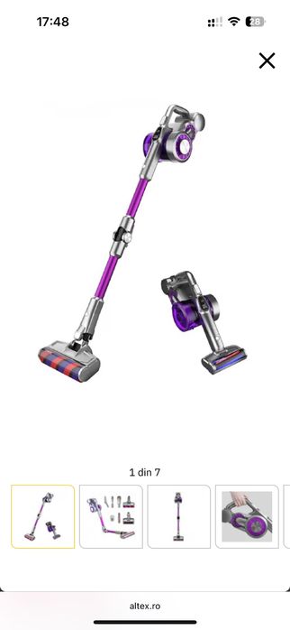 Aspirator vertical fara fir JIMMY JV85 Pro