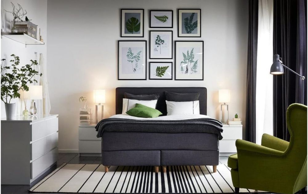 Нощно бяло шкафче Vicco 6029