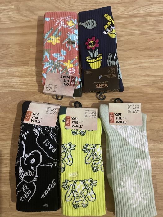 Чорапи VANS, подарък връзки за обувки и стикери