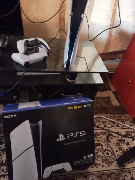 PS5 slim ideal tiniq 2 ta original djoystik bor karobka dakumenti bor