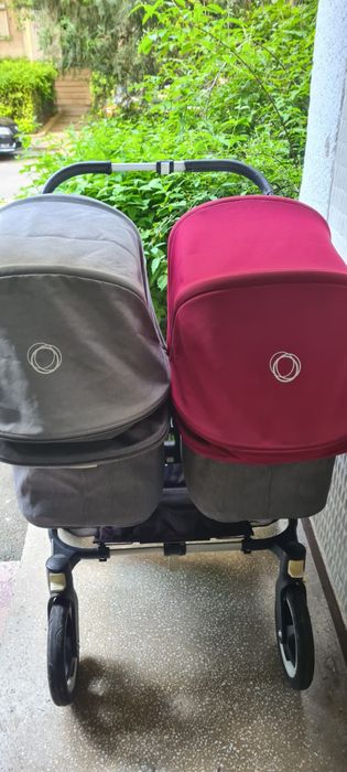 Carucior gemeni Bogaboo - landouri, scaune sport si scoici auto