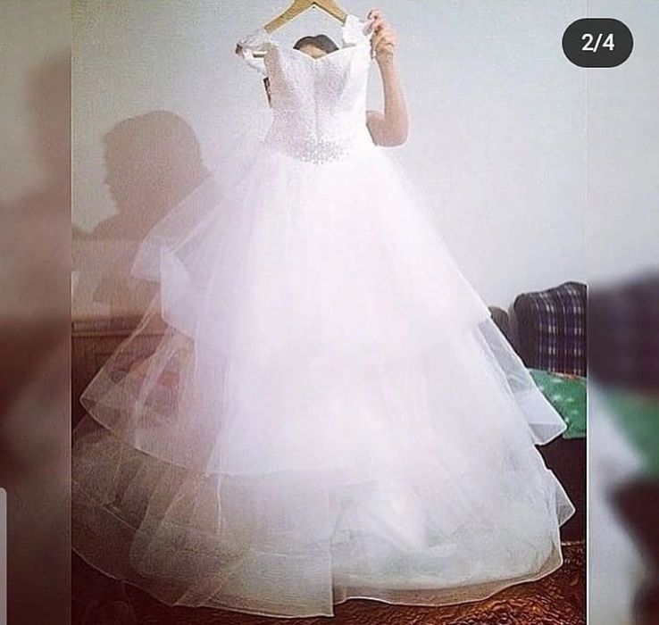 Шикарное Свадебное платье