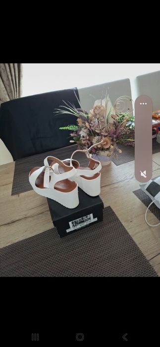 Sandale cu platforma mireasa