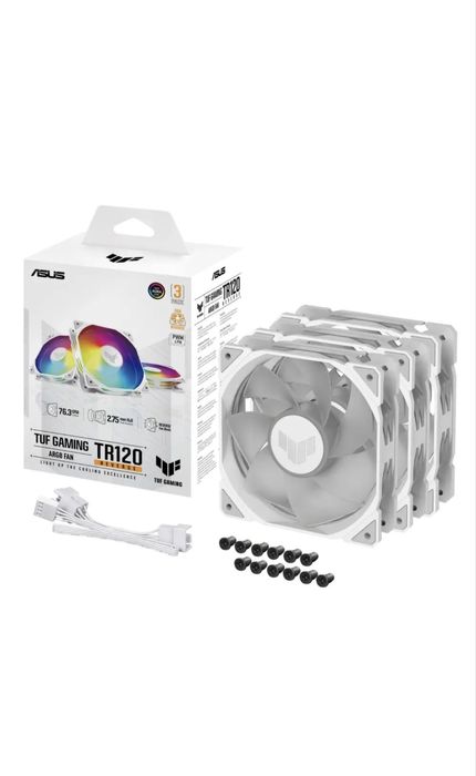 Kit Ventilatoare Asus Tuf Gaming TR120 ARGB Fan Reverse