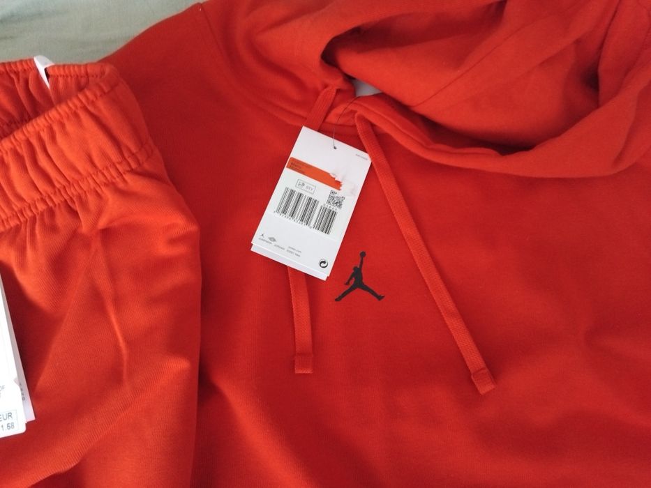 Комплект анцинг Nike Jordan, червен, размер Л