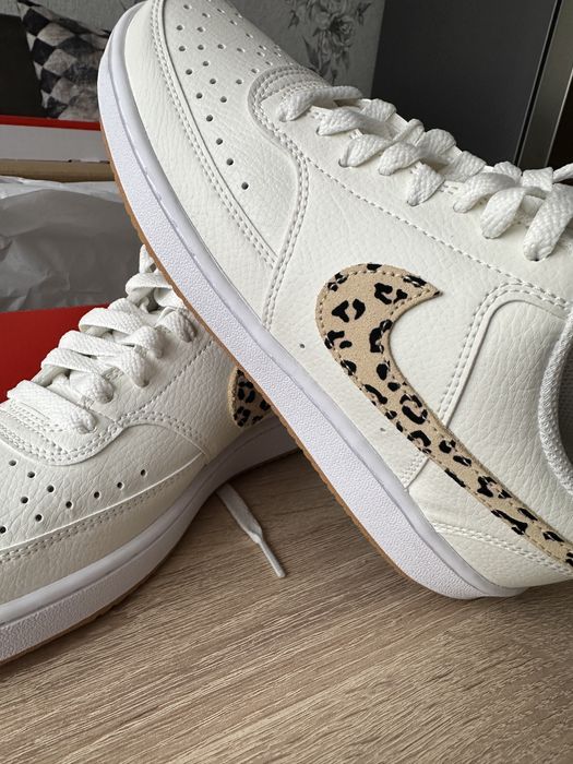 Nike Сникърси Court Vision HF9552 Екрю