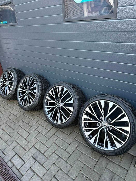 Vand jante aliaj bicolor 5x112 R19 cu anvelope Michelin 235 /40 R19, Vw Skoda Audi Mercedes BMW