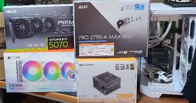 GAMING Компьютер rtx 5070 Asus / i5 14600k /1TB ssd NVME