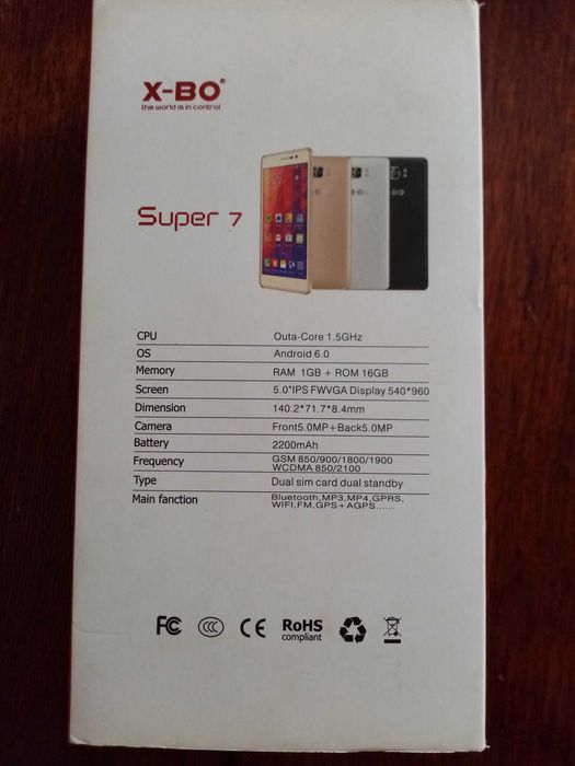 Телефон X-BO Super 7. В не рабочем состоянии.