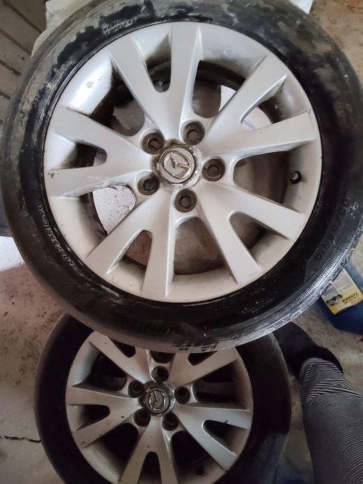 Vând jante aliaj pentru Mazda 3 205/55r16 fără senzori  preț negociabi